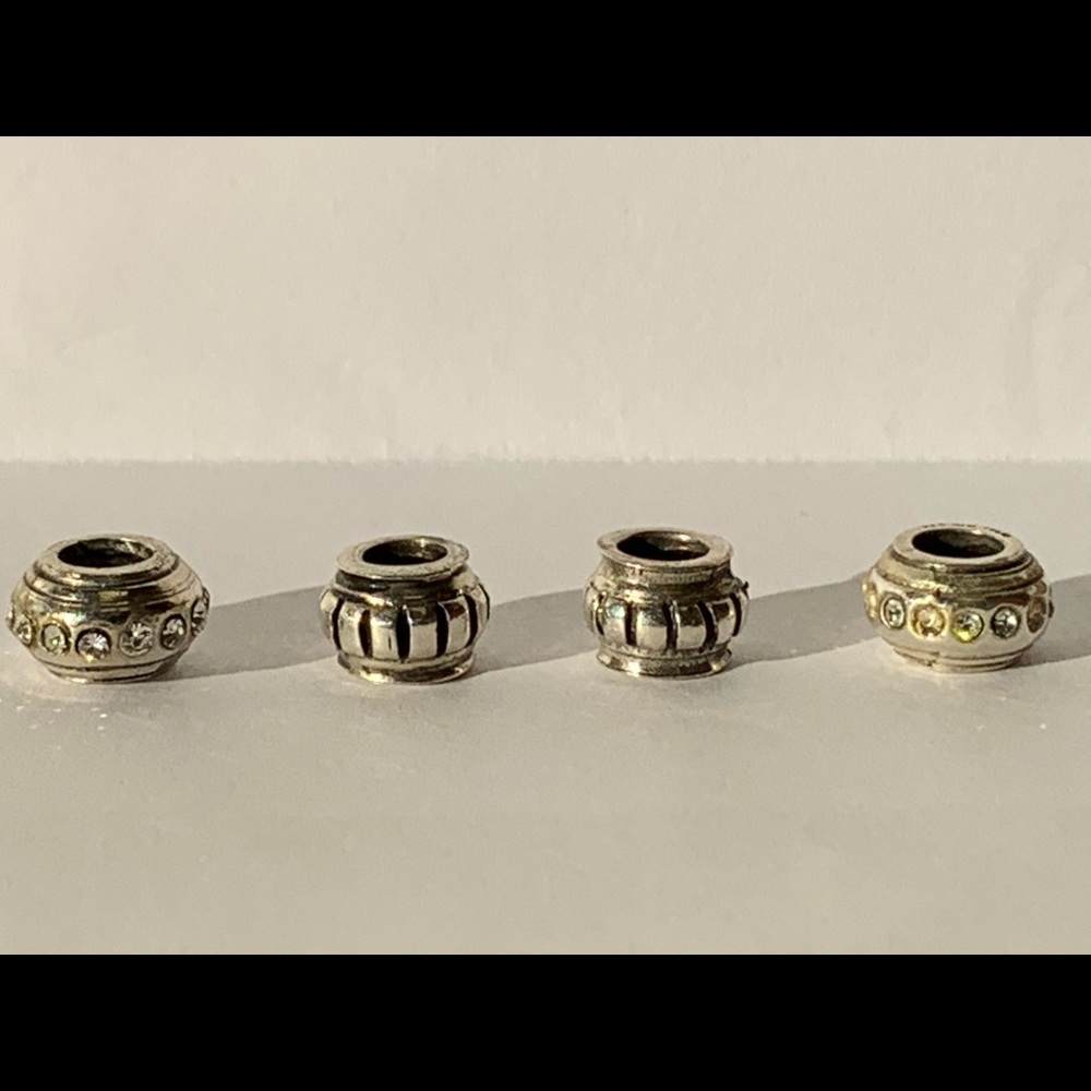 Beautiful Pandora Charm Bracelet Stoppers